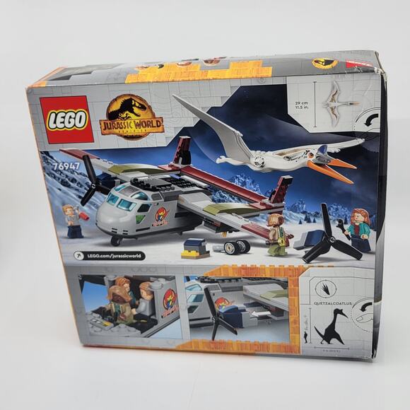 Lego 76947 Jurassic World Quetzalcoatlus Plane Ambush - New Sealed - Picture 3 of 11